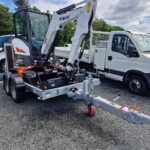 Bobcat E27Z + Remorque + 3 Godets + Marteau BRH Hydraulique Mini pelle 2,7T