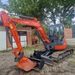 Mini-pelle Kubota KX 155 (2013) – 5,2 t – Prête à travailler