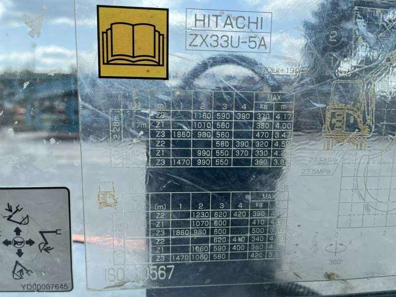 Mini-pelle Hitachi ZX33U-5A CLR (2015) – Occasion – Image 43